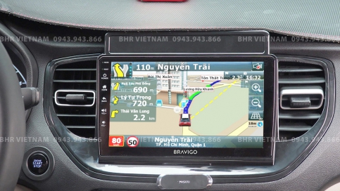 Màn hình DVD Android xe Hyundai Accent 2021 - nay | Bravigo Pro 2 